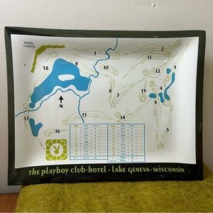 The Playboy Club - Hotel Geneva - Wisconsin glass dish